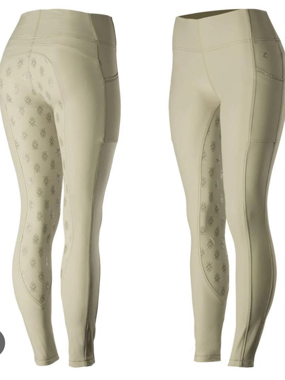 Horze Crescendo Leah Silicone Grip Full Seat Riding Tights